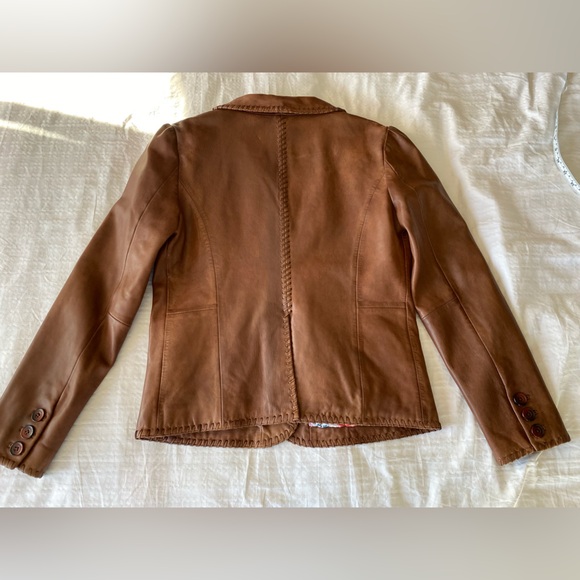 Sundance Annie Belle Leather Blazer - Picture 14 of 16